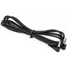 Switchcraft Male Plug to Male 3.5 mm Stereo Jack Auxiliary Cable Black 1.8 m 36HR07236X