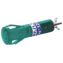 Sato Parts Green Panel Mount Indicator, 100V AC, 125V AC, Solder Tab Termination BN-60-1-G