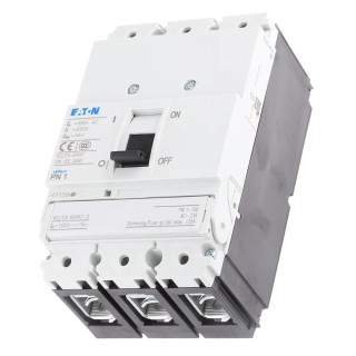 Eaton Molded Case Circuit Breaker 1-Pole 100A 690V AC Thermal Magnetic Lever Reset PN1 Series 259141 PN1-100