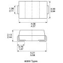 Vishay TRANSZORB TVS Diode 600 W, 2-Pin DO-214 Uni-Directional Surface Mount SMBJ24A-E3/52