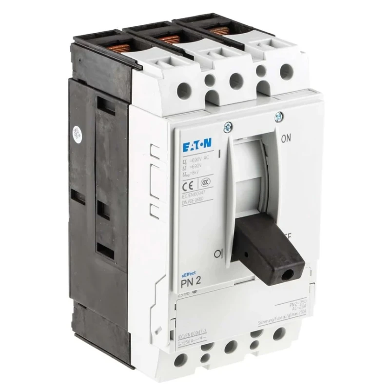 Eaton Molded Case Circuit Breaker PN2 Series 3-Pole, 690 V AC, 80kA Breaking Capacity 266007 PN2-250
