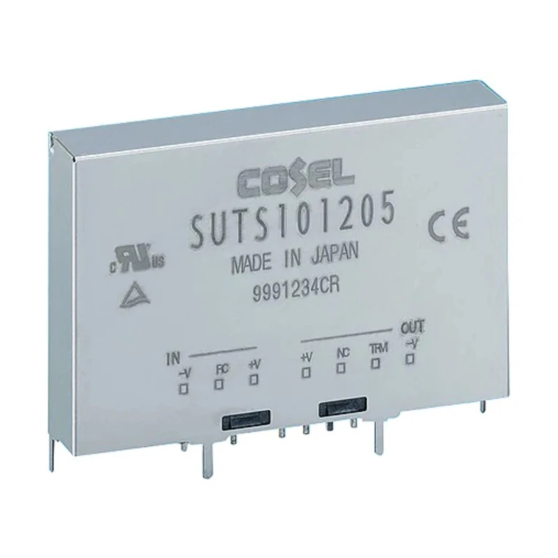 Cosel Isolated DC/DC Converter PCB Mount 3.3V DC Output 2.6A 5V DC Max Input 4.5V Min Input 8.58W Max Power SUTS10053R3