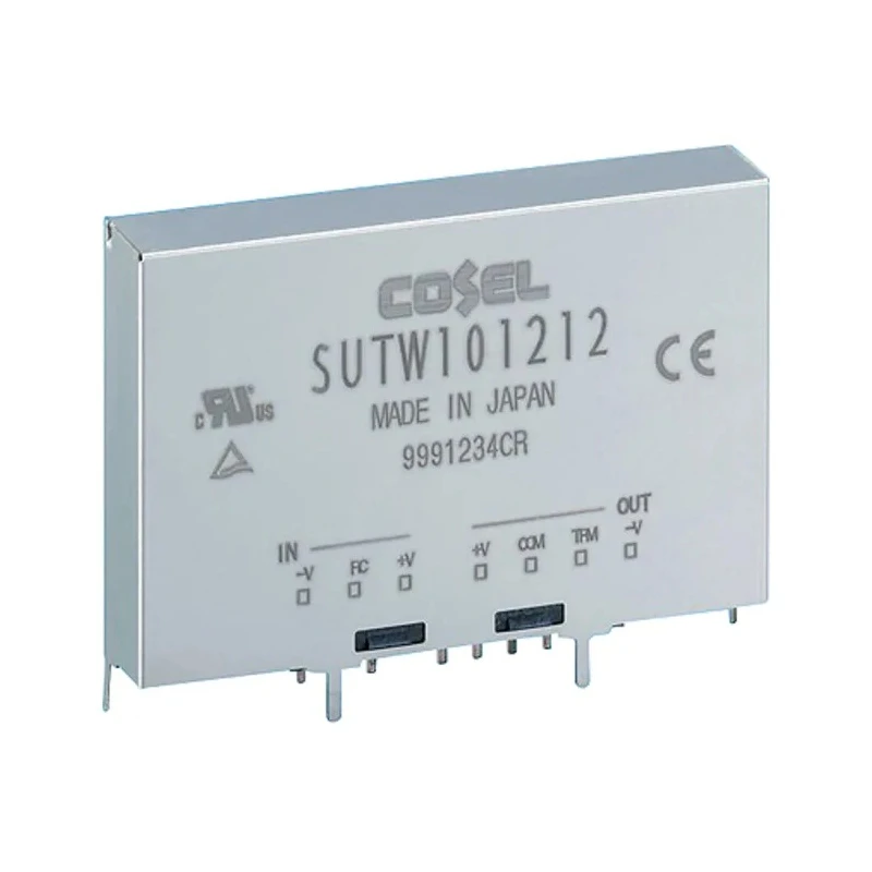 Cosel Isolated Dual Output DC/DC Converter 30 V dc, -30 V dc, 350 mA Output Current, 18 V - 24 V dc Input, 10.5 W SUTW102415