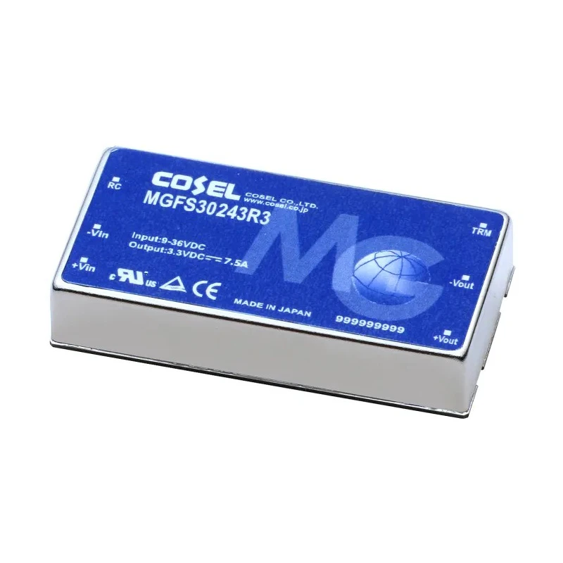 Cosel DC/DC Converter 12V dc 2.5A 36V dc Input 9V Input 30W PCB 6-Pin DIP MGFS302412-R