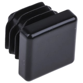 RS PRO Black Polyethylene Square Tube Plug 20 mm 629-0120