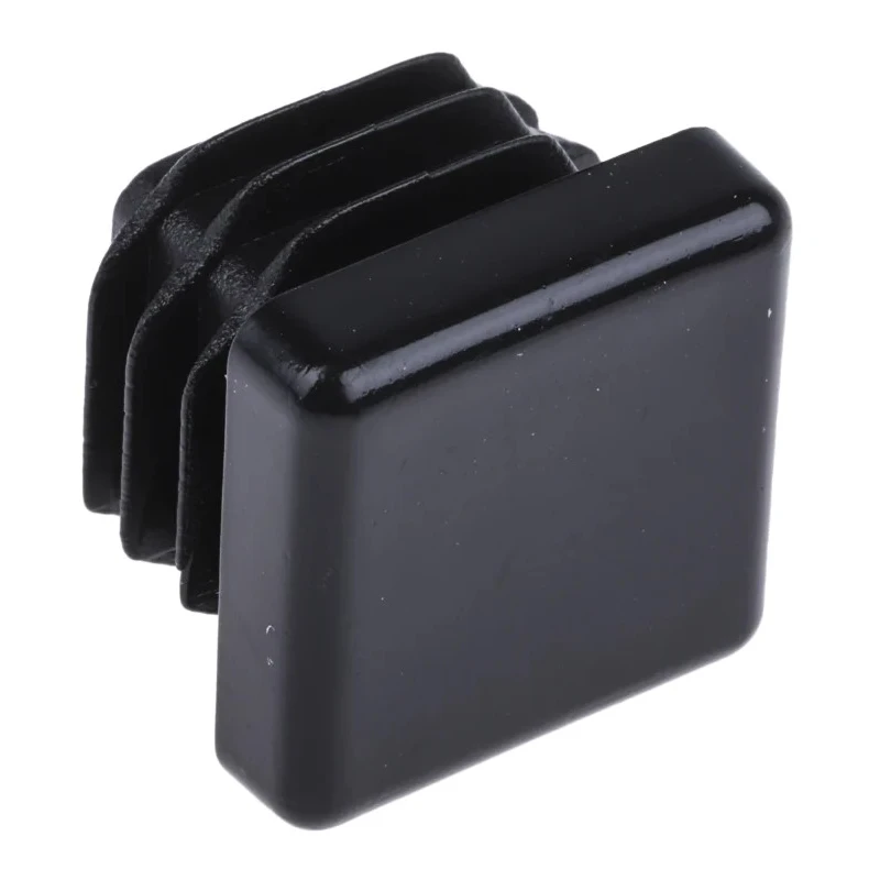 RS PRO Black Polyethylene Square Tube Plug 20 mm 629-0120