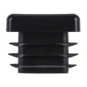 RS PRO Black Polyethylene Square Tube Plug 20 mm 629-0120