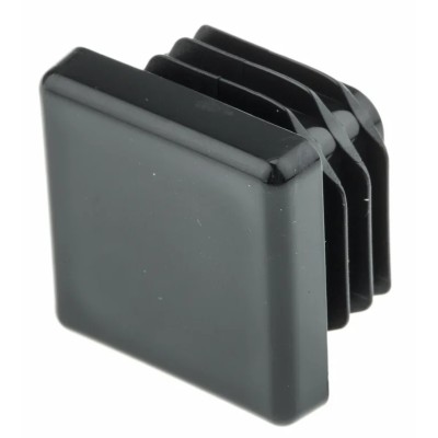 RS PRO Black Polyethylene Square Tube Plug 25 mm 629-0142