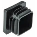 RS PRO Black Polyethylene Square Tube Plug 25 mm 629-0142