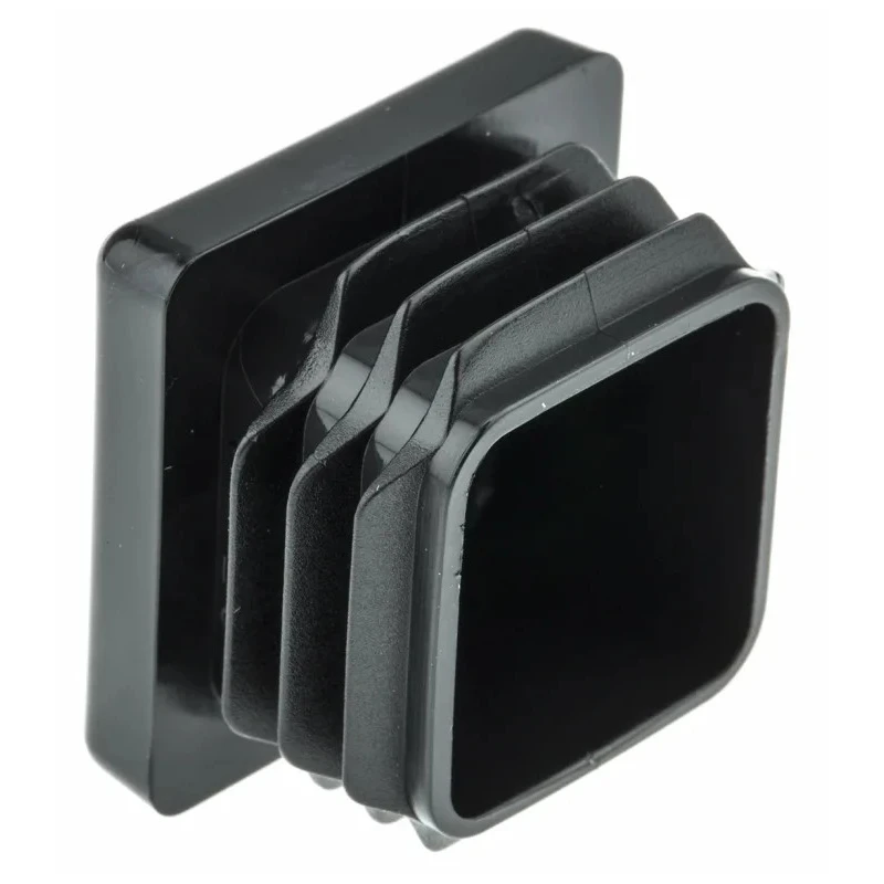 RS PRO Black Polyethylene Square Tube Plug 25 mm 629-0142