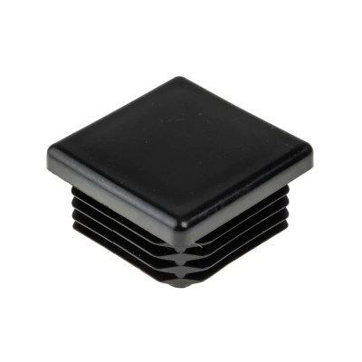RS PRO Black Polyethylene Square Tube Plug 38 mm 629-0158