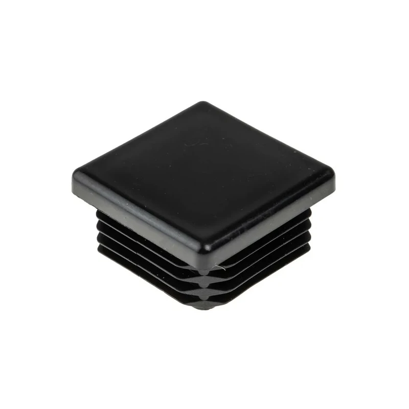 RS PRO Black Polyethylene Square Tube Plug 38 mm 629-0158