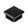 RS PRO Black Polyethylene Square Tube Plug 38 mm 629-0158