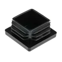 RS PRO Black Polyethylene Square Tube Plug 30 mm 629-0136