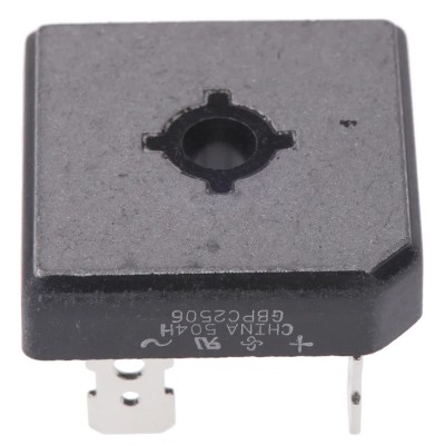 Vishay Bridge Rectifier 600 V 300 A, 4-Pin Screw Mount GBPC2506-E4/51