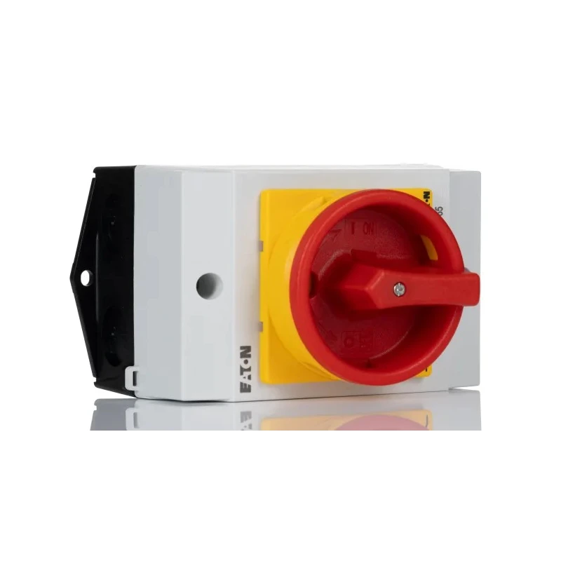 Eaton 1-Pole Surface Isolator Switch IP65, 20A, 5.5 kW, Screw Terminal, Red Handle IP65