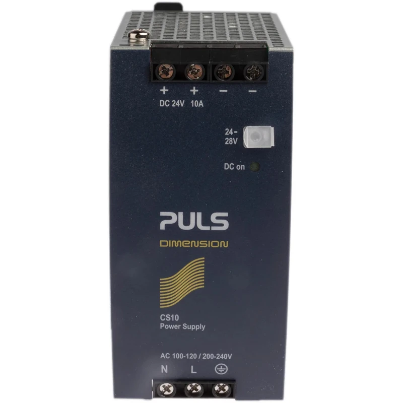 Mean Well DIMENSION Switched Mode DIN Rail Power Supply 1-Phase AC Input 90-264V 28V DC 10A 240W CS10.241