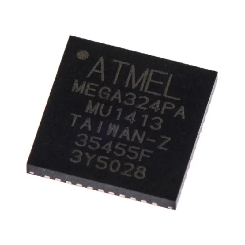 Microchip 8-bit AVR Atmega Microcontroller 20 MHz 32kB FLASH 44-Pin VQFN ATMEGA324PA-MU