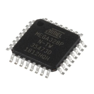 Microchip 8 Bit AVR ATmega Microcontroller 32kB FLASH 20 MHz 32-Pin TQFP ATMEGA328P-AN