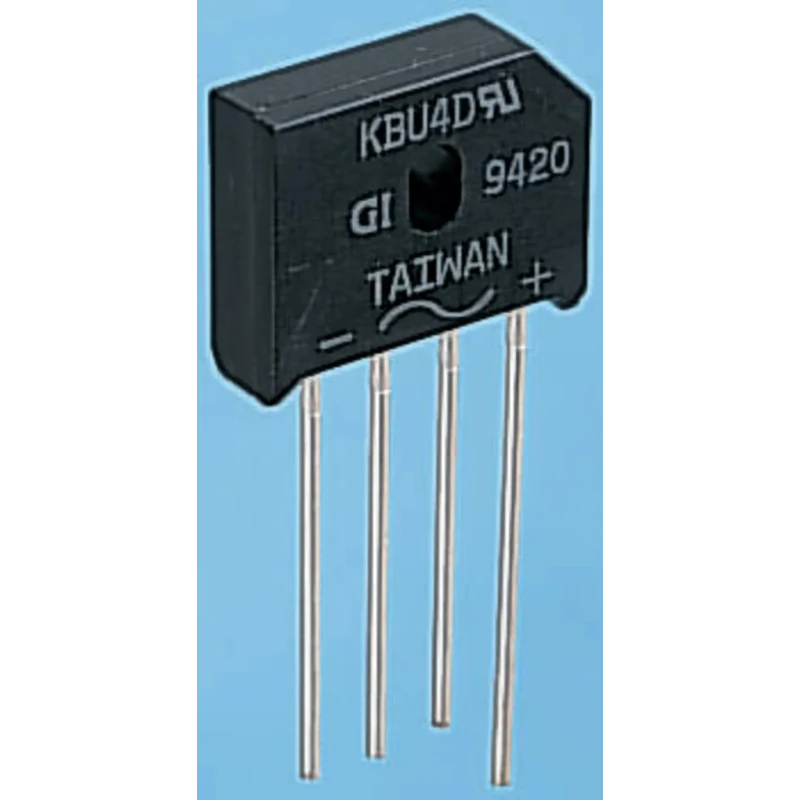 Vishay Bridge Rectifier 400 V 200 A, 4-Pin Through Hole KBU4G-E4/51