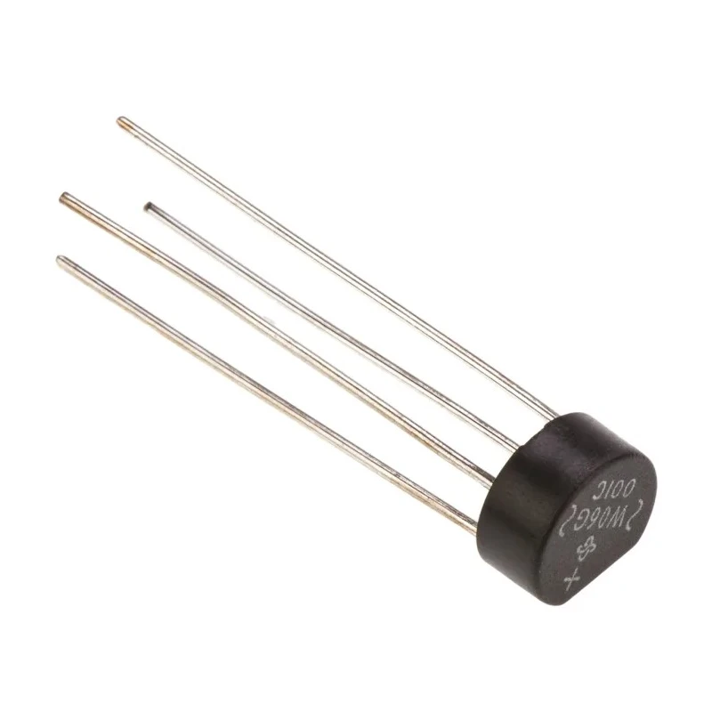 Vishay Bridge Rectifier 600 V Forward Current 1.5 A Peak Surge 50 A 4-Pin Through Hole W06G-E4/51