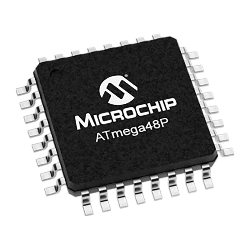 Microchip 8 bit AVR ATmega Microcontroller 10 MHz 4kB FLASH 32-Pin TQFP ATMEGA48PV-10AU