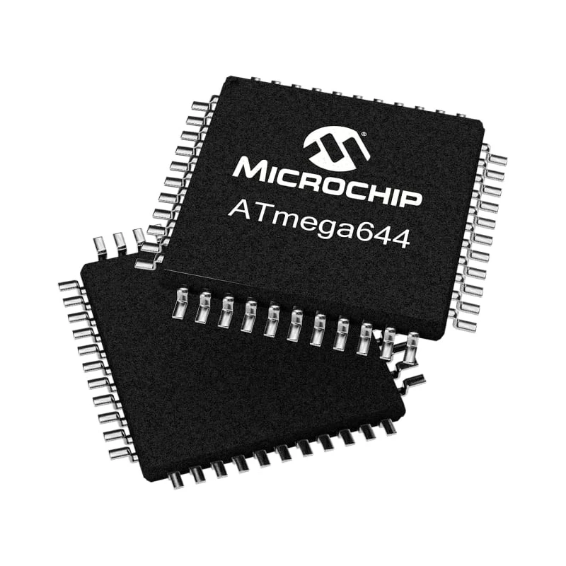 Microchip ATmega 8-Bit AVR Microcontroller 64kB FLASH 10 MHz 40-Pin PDIP ATMEGA644V-10PU