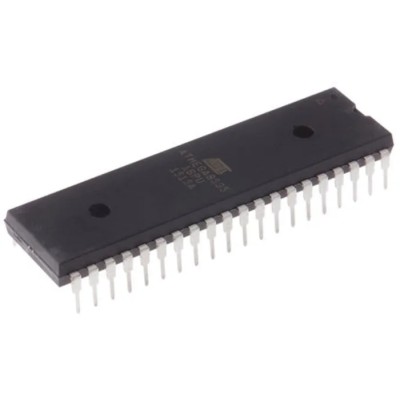 Microchip 8 bit AVR ATmega Microcontroller, 16 MHz, 8kB FLASH, 40-Pin PDIP ATMEGA8535-16PU