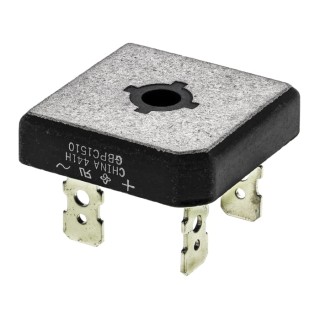 Vishay Semiconductor Bridge Rectifier 1000 V Peak Reverse Voltage 300 A Peak Surge Current 4-Pin Single GBPC1510-E4/51