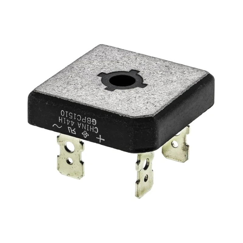 Vishay Semiconductor Bridge Rectifier 1000 V Peak Reverse Voltage 300 A Peak Surge Current 4-Pin Single GBPC1510-E4/51