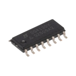 Vishay Analog Switch 4-Element CMOS Quad SPST 16-Pin SOIC DG413DY-E3