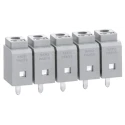 Sato Parts ML-400-NV Series PCB Terminal Block, 2-Contact, 7.62 mm Pitch, 1 Row, 250V, 7A Current, Grey ML-400-NV-2P