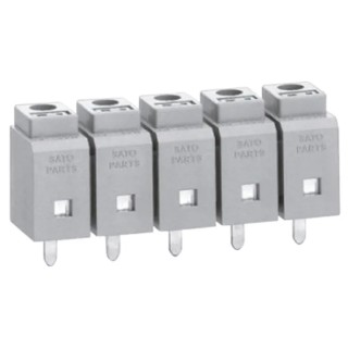 Sato Parts ML-400-NV Series PCB Terminal Block, 2-Contact, 7.62 mm Pitch, 1 Row, 250V, 7A Current, Grey ML-400-NV-2P