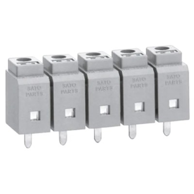 Sato Parts ML-400-NV Series PCB Terminal Block, 2-Contact, 7.62 mm Pitch, 1 Row, 250V, 7A Current, Grey ML-400-NV-2P