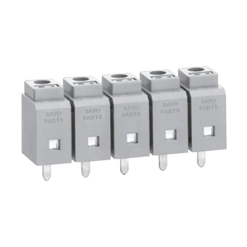 Sato Parts ML-400-NV Series PCB Terminal Block, 2-Contact, 7.62 mm Pitch, 1 Row, 250V, 7A Current, Grey ML-400-NV-2P