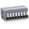 Sato Parts ML-700-NH Series PCB Terminal Block, 10-Contact, 2.54 mm Pitch, 1 Row, Screwless, Nylon Housing ML-700-NH-10P