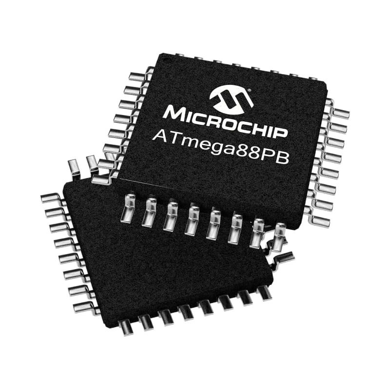 Microchip 8-Bit AVR ATmega Microcontroller 8 MHz 8kB FLASH 32-Pin TQFP ATMEGA8L-8AU
