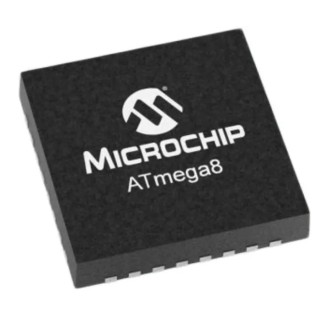 Microchip 8-Bit AVR ATmega Microcontroller 8 MHz 8kB FLASH 32-Pin VQFN ATMEGA8L-8MU