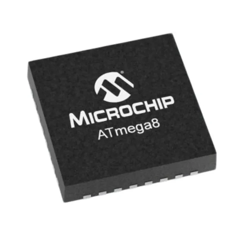 Microchip 8-Bit AVR ATmega Microcontroller 8 MHz 8kB FLASH 32-Pin VQFN ATMEGA8L-8MU
