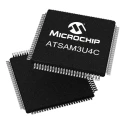 Microchip Microcontroller 32 bit ARM Cortex M3 SAM3U, 96 MHz, 256kB FLASH, 100-Pin LQFP ATSAM3U4CA-AU