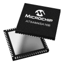 Microchip 32 bit ARM Cortex M4 SAM4S Microcontroller 120 MHz 1.024MB FLASH 64-Pin QFN ATSAM4SA16BA-MU
