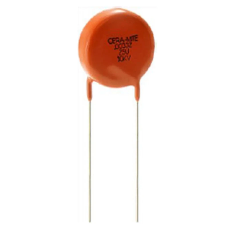 Vishay Single Layer Ceramic Capacitor 2.5 nF 10kV dc Z5U Dielectric Through Hole Radial Terminal 615R100GAD25