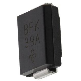 Vishay 1-Element Bi-Directional TVS Diode, 1.5 kW Peak Pulse Power, Surface Mount, 2-Pin SMC Package SMCJ30CA-E3/57T