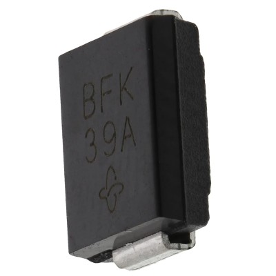 Vishay 1-Element Bi-Directional TVS Diode, 1.5 kW, 2-Pin SMC, Surface Mount SMCJ30CA-E3/57T