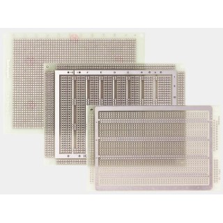 Sunhayato Matrix Board FR4 Epoxy Glass Fabric Laminate 1.6 mm Thickness 0.9 mm Holes 2.54 mm Pitch 180x130 mm ICB-141GHD