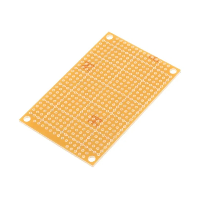 Sunhayato Matrix Board FR1 Phenol-Sided Paper 72mm Length 47mm Width, 2.54mm Hole Pitch, 1mm Hole Diameter ICB-288