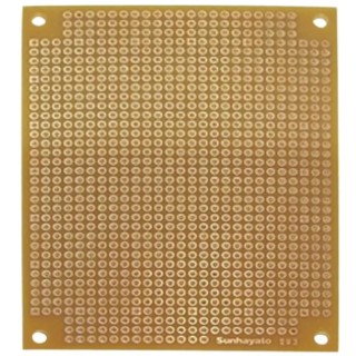 Sunhayato Matrix Board FR1 1 mm Holes, 2.54 mm Pitch, 95 mm Length 72 mm Width ICB-293