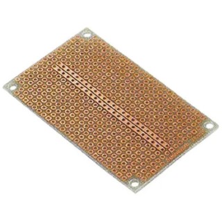 Sunhayato Matrix Board Composite Epoxy Material 1 mm Holes, 2.54 mm Pitch, 72 mm Length x 47 mm Width ICB-288GV