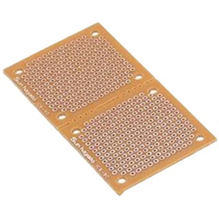 Sunhayato Matrix Board FR1 Phenol-Sided Paper 1 mm Holes 2.54 mm Pitch 91x45 mm ICB-90