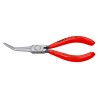 Knipex Long Nose Plier 160mm Overall, 55mm Jaw Chrome Vanadium Steel Polished Handle Plastic Coated 31 21 160